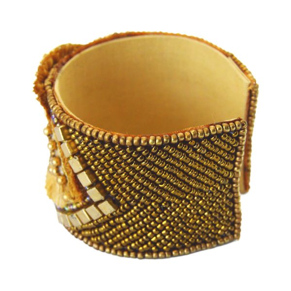 Golden Evil Eye Cuff