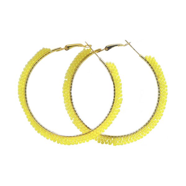 Yellow Round Hoop