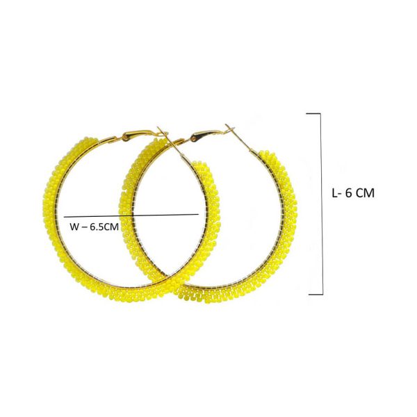 Yellow Round Hoop